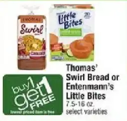 Shaw's Thomas' Bread or Entenmann's Little Bites offer
