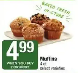 Shaw's Muffins offer