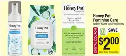 Shaw's Honey Pot Feminine Care offer
