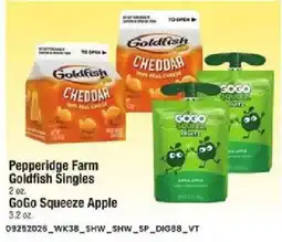 Shaw's Pepperidge Farm Goldfish Singles offer