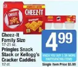 Shaw's Cheez-it Family Size offer