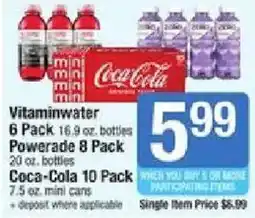 Shaw's Vitaminwater Powerade Coca-Cola offer