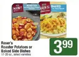 Shaw's Reser's Roaster Potatoes or Baked Side Dishes offer