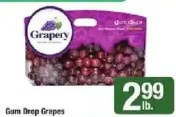 Shaw's Grapery gum drop grapes offer