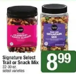Shaw's Signature Select Trail or Snack Mix offer