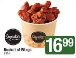 Shaw's Signature Select Bucket of Wings offer