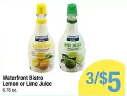 Shaw's Waterfront Bistro Lemon or Lime Juice offer