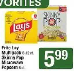 Star Market Frito Lay Multipack Skinny Pop Microwave Popcorn offer