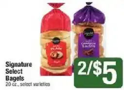 Star Market Signature Select Bagels offer