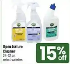 Star Market Open Nature Cleaner offer