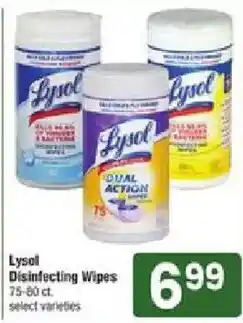 Star Market Lysol Disinfecting Wipes offer