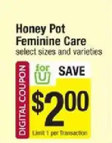 Star Market Honey Pot Feminine Care offer