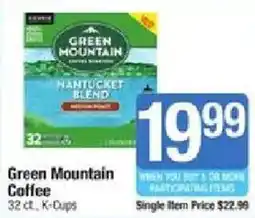 Star Market Green Mountain Coffee offer