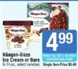 Star Market Häagen-Dazs Ice Cream or Bars offer