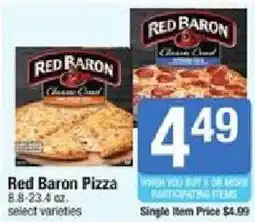 Star Market Red Baron Pizza offer