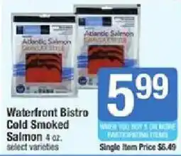 Star Market Waterfront Bistro Cold Smoked Salmon offer