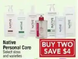 Star Market Native Personal Care offer