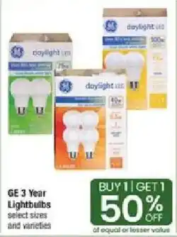 Star Market Ge daylight led lightbulbs offer