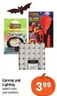 Star Market Carving and Lighting offer