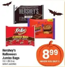 Star Market Hershey's Halloween Jumbo Bags offer