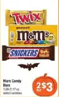 Star Market Mars Candy Bars offer