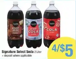 Star Market Signature Select Soda offer