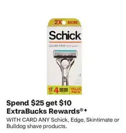 CVS Schick Quattro Titanium offer