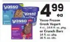 ACME Yasso Frozen Greek Yogurt or Crunch Bars offer