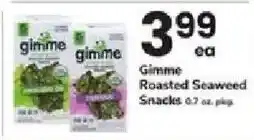 ACME Gimme Roasted Seaweed Snacks offer