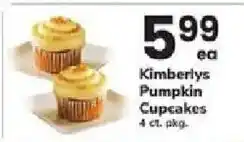 ACME Kimberlys pumpkin cupcakes offer