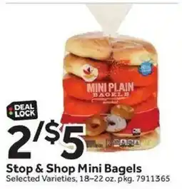 Stop&Shop Stop & Shop Mini Bagels offer