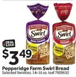 Stop&Shop Pepperidge Farm Swirl Bread offer