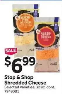 Stop&Shop Stop & Shop Shredded Cheese offer