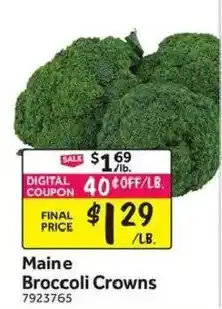Stop&Shop Maine Broccoli Crowns offer