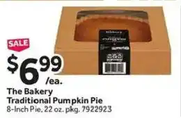 Stop&Shop The Bakery Traditional Pumpkin Pie offer