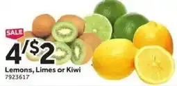Stop&Shop Lemons, Limes or Kiwi offer
