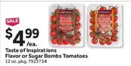 Stop&Shop Taste of Inspirations Flavor or Sugar Bombs Tomatoes offer