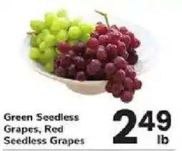 ACME Green Seedless Grapes, Red Seedless Grapes offer