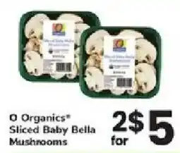 ACME O Organics Sliced Baby Bella Mushrooms offer