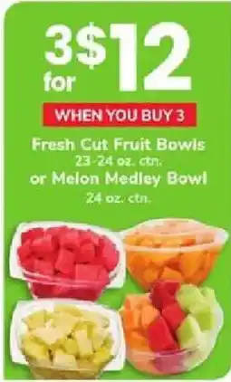 ACME Fresh Cut Fruit Bowls or Melon Medley Bowl offer