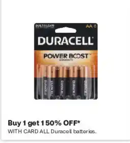 CVS Duracell power boost batteries offer