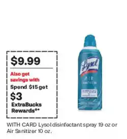 CVS Lysol air sanitizer offer