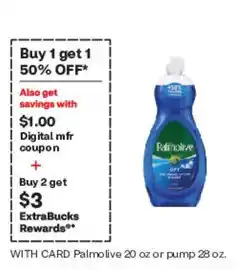 CVS Palmolive dish soap offer