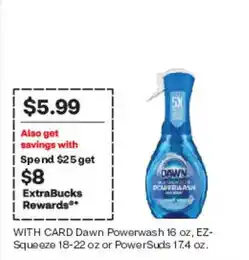 CVS Dawn Powerwash offer