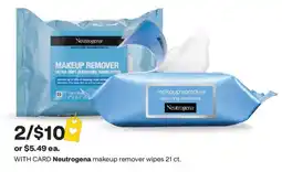 CVS Neutrogena makeup remover wipes offer