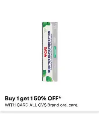 CVS sensitive band protection oral care