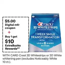 CVS Crest 3D Whitestrips offer
