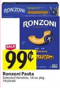 Stop&Shop Ronzoni Pasta offer