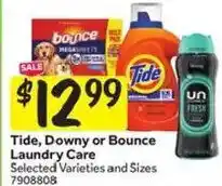 Stop&Shop Tide, Downy or Bounce Laundry Care offer