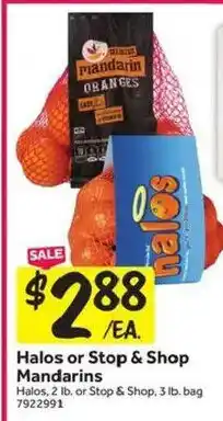 Stop&Shop Halos or Stop & Shop Mandarins offer